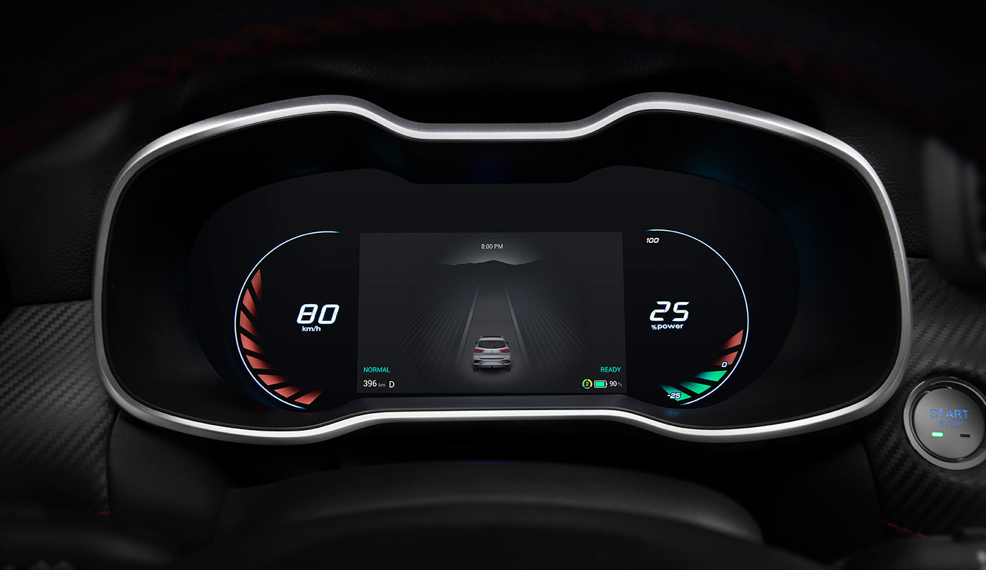 7″ Digital Instrument Cluster